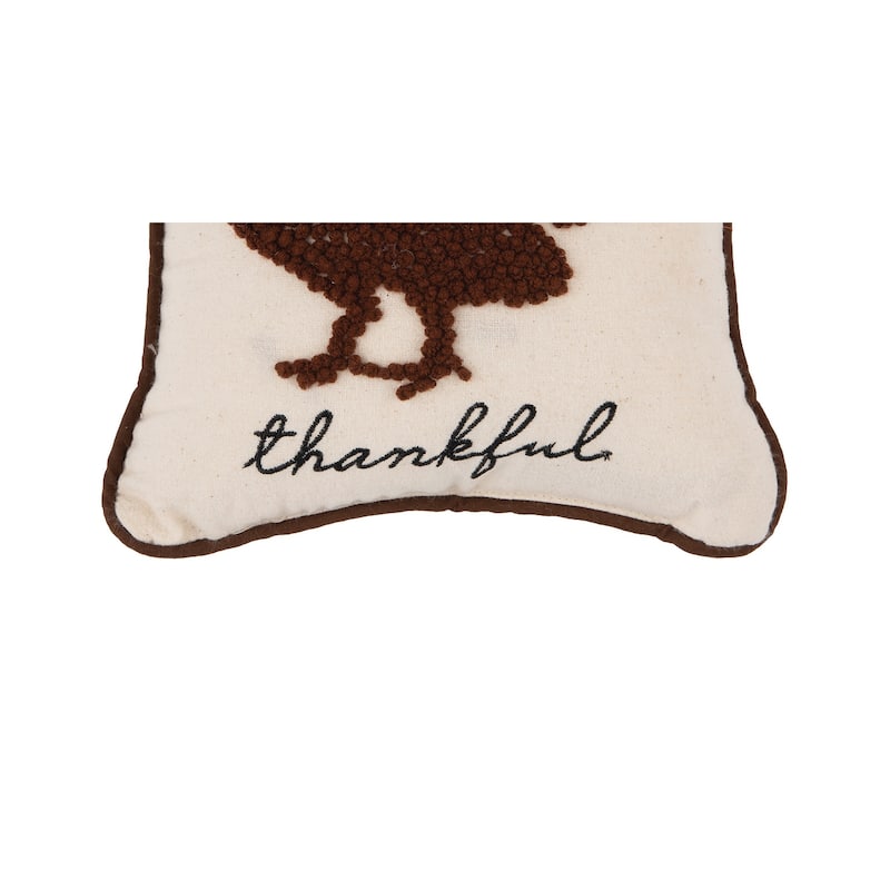 Thankful French Knot Throw Pillow