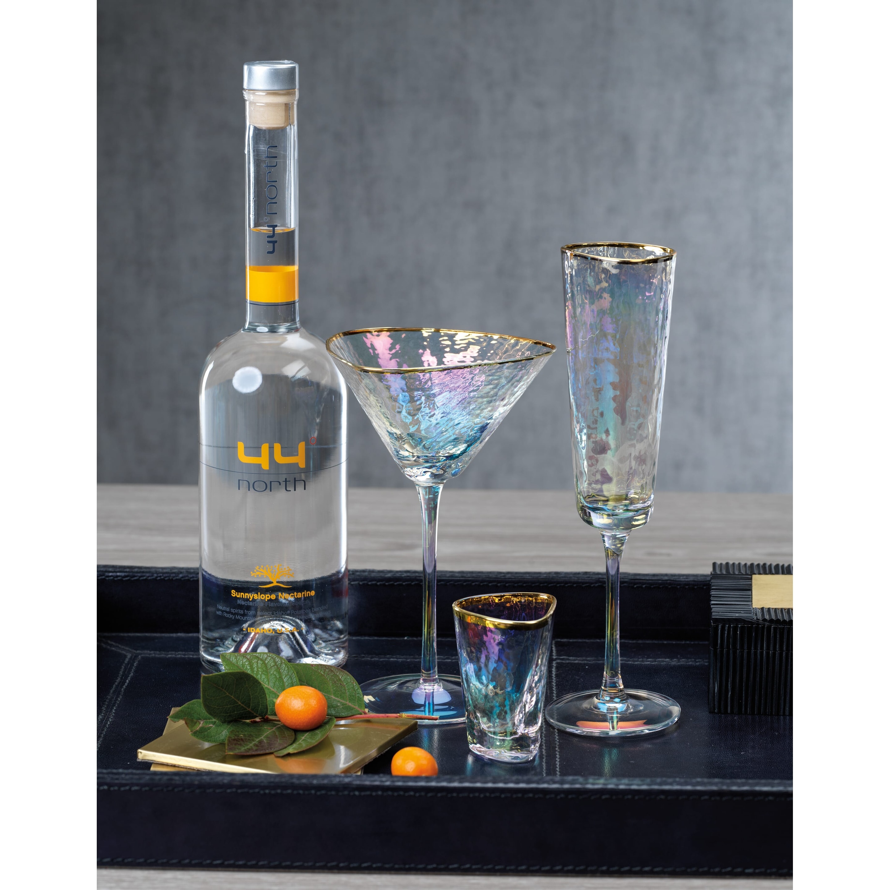 Reserve Nouveau Cobalt-Colored 22oz Wine Glasses by Viski (Set of 2)