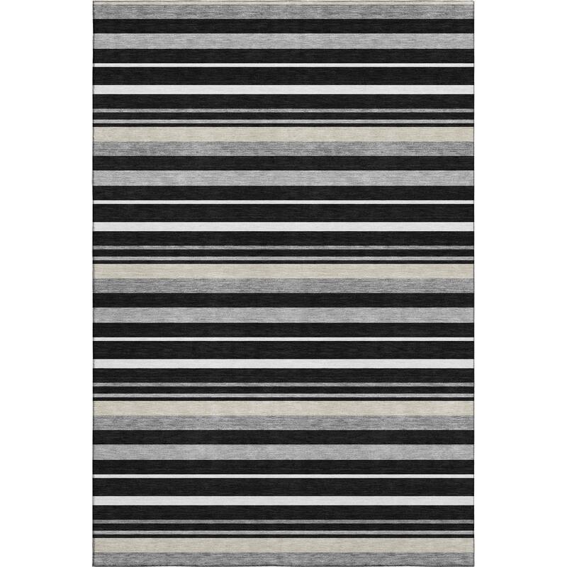Premium Washable Super Soft Sophisticated Stripe Mayfield Rug