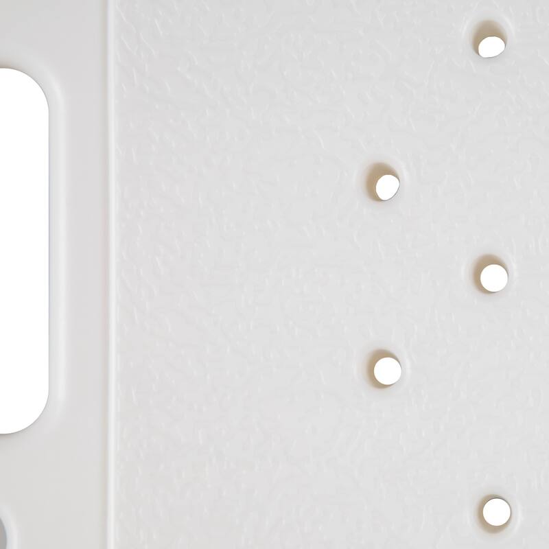 Tool-Free 300 Lb. Capacity, Adjustable Teal Bath & Shower Chair with Large Back