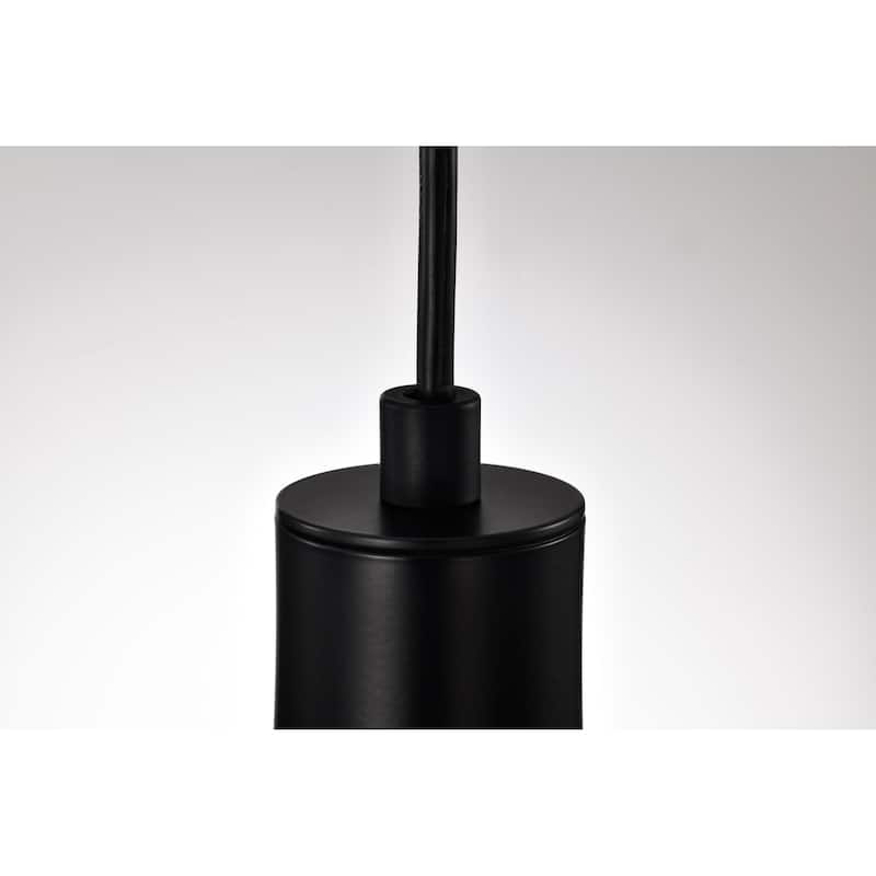 Lacey 4 Inch LED Pendant RGB/TW Starfish Enabled Matte Black with K9 Bubble Crystal