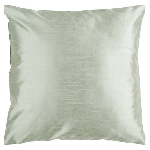 Artistic Weavers Decorative Chic 18-inch Square Solid Throw Pillow Cover with Poly Insert