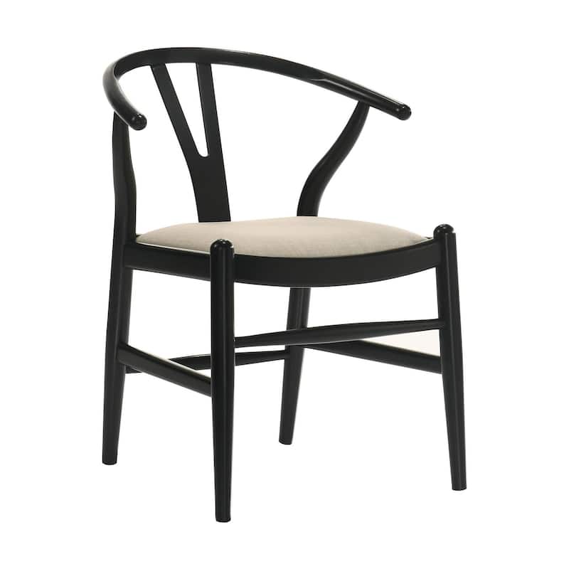 Camerota Black Y-Shaped Dining Side Chair (Set of 2)