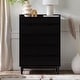 preview thumbnail 15 of 37, Walker Edison Modern Gallery Top Solid Wood Chest