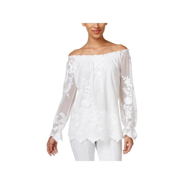 Shop Marled Reunited Clothing Womens Blouse Lace Floral Free