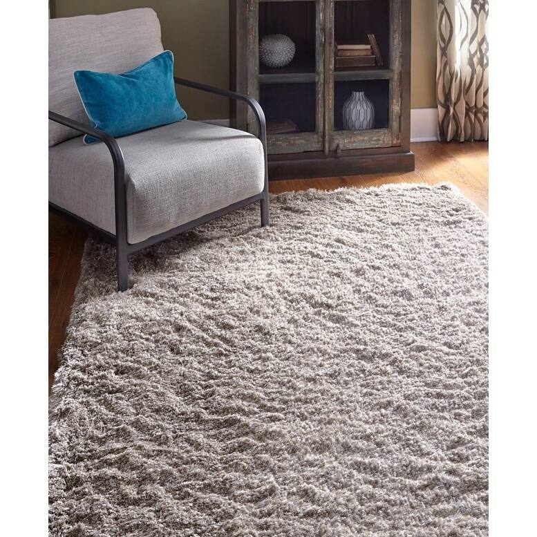 Collins Handwoven Shag Area Rug by Kosas Home - 9'x12' - Taupe