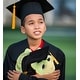 preview thumbnail 4 of 4, DolliBu Large Green Sea Turtle Graduation Plush Toy with Gown and Cap - 11 inches