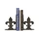 preview thumbnail 22 of 20, Decorative Fleur de Lis Bookends, Set of 2