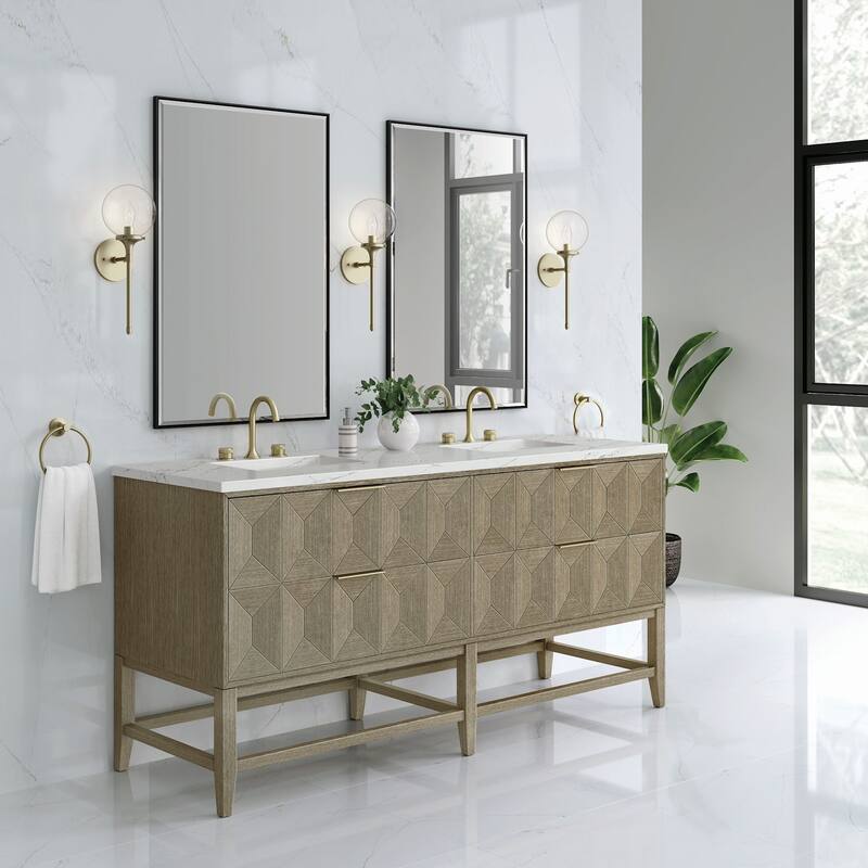 James Martin Vanities D100-V72-FENC Emmeline 72" Free Standing Double