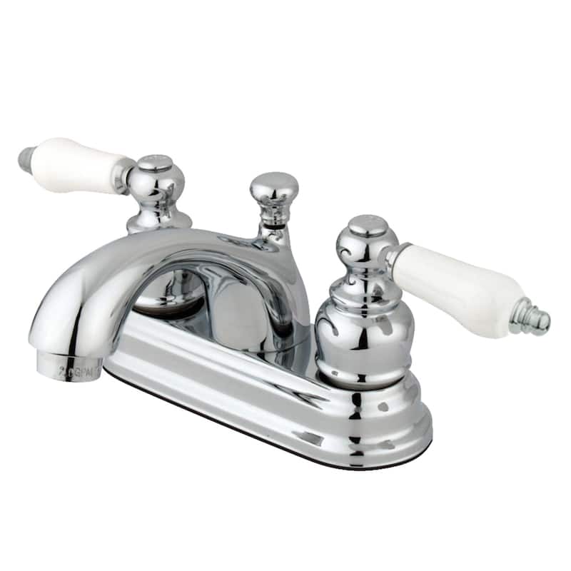 Kingston Brass Vintage Two-Handle 3-Hole Deck Mount 4 in. Centerset Bathroom Faucet