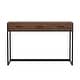 preview thumbnail 11 of 14, Martha Stewart Slim Modern Home Office Desk with 3 Drawers and Metal Frame