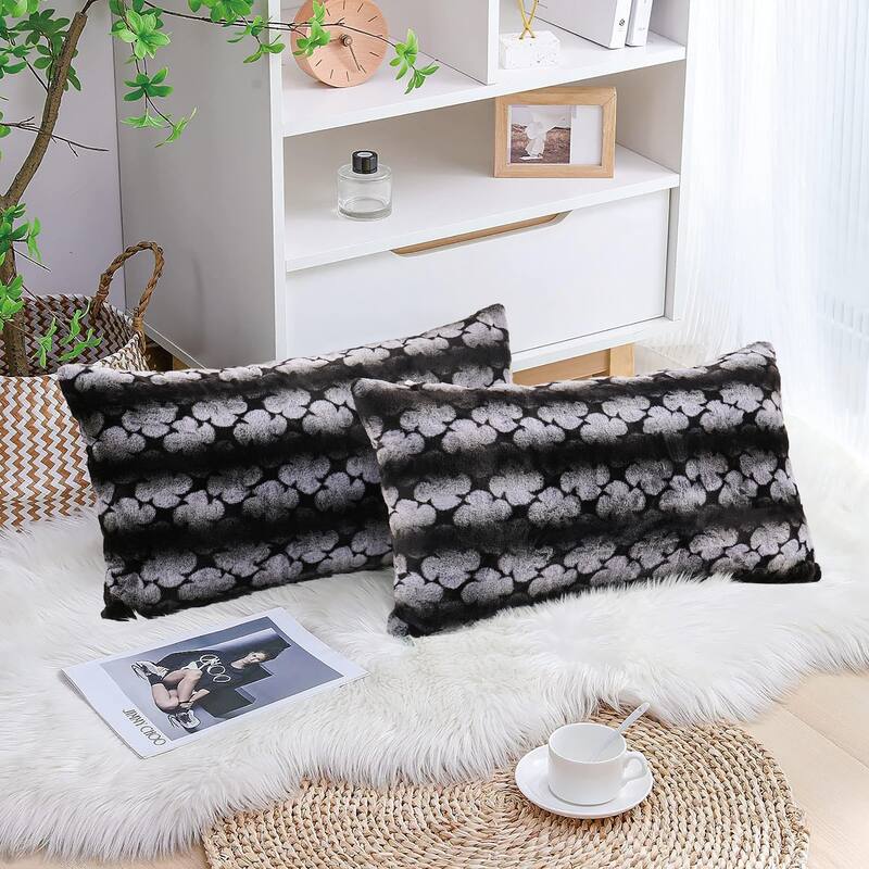Serenta Ballys FauxFur 2 Piece Pillow Shell Set