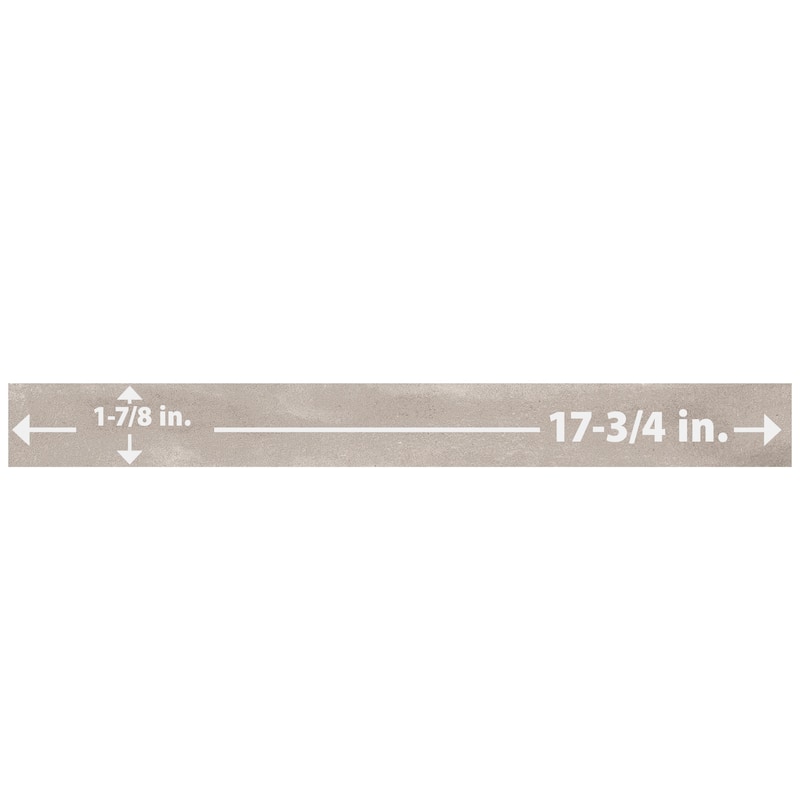 Merola Tile Tucson Greige 1-7/8" x 17-3/4" Porcelain Floor and Wall Tile