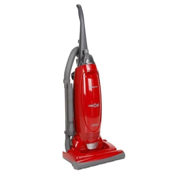 Panasonic MCUG471 12 Amp Upright Vacuum Cleaner with Cord Reel, Red Overstock 15910542