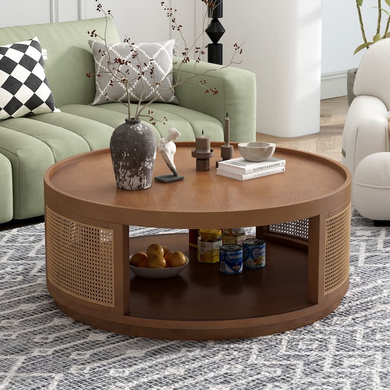 Mid-Century Modern Coffee Table - Brown
