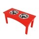 preview thumbnail 14 of 70, Elevated Pet Feeder with Stainless Steel Bowls - N/A Red