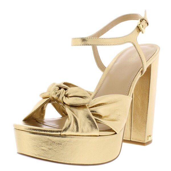 michael kors sandals womens gold