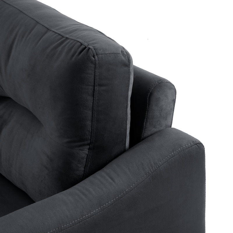 Roomfitters Comfortable Sectional Seater Couch and Sofa Set for Living Room, Bedroom, Office | Small Space Furniture