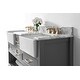 preview thumbnail 11 of 41, Ancerre Designs Hayley 60 in. Bathroom Vanity Set
