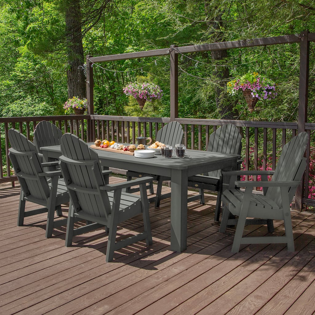 HIGHWOOD Hamilton Adirondack 7-Piece Outdoor Dining Height Set