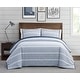 preview thumbnail 2 of 10, Brooklyn Loom Niari Yarn Dye Stripe 3 Piece Duvet Cover Set
