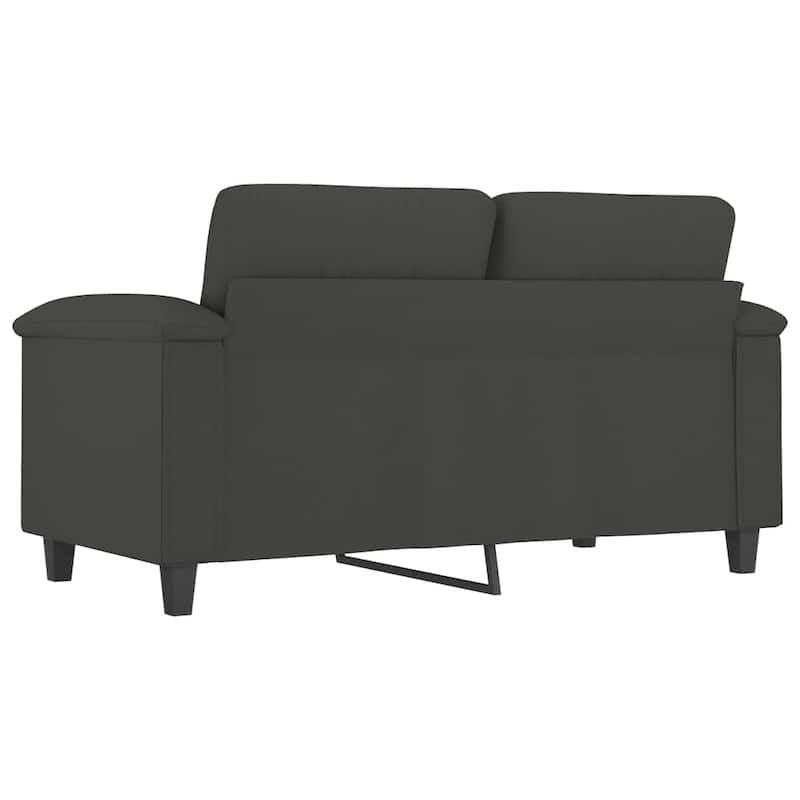vidaXL Sofa Chair Living Room Upholstered Chair with Armrest Microfiber Fabric