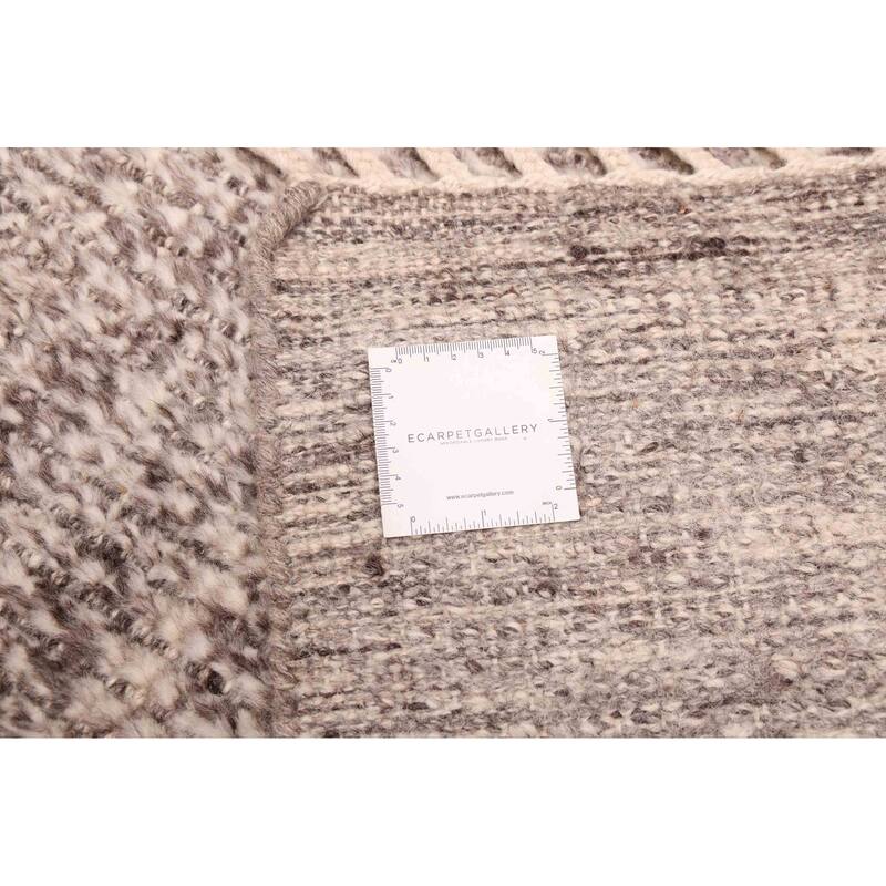 ECARPETGALLERY Hand-knotted Looma Grey, Taupe Wool Rug - 8'2 x 10'3
