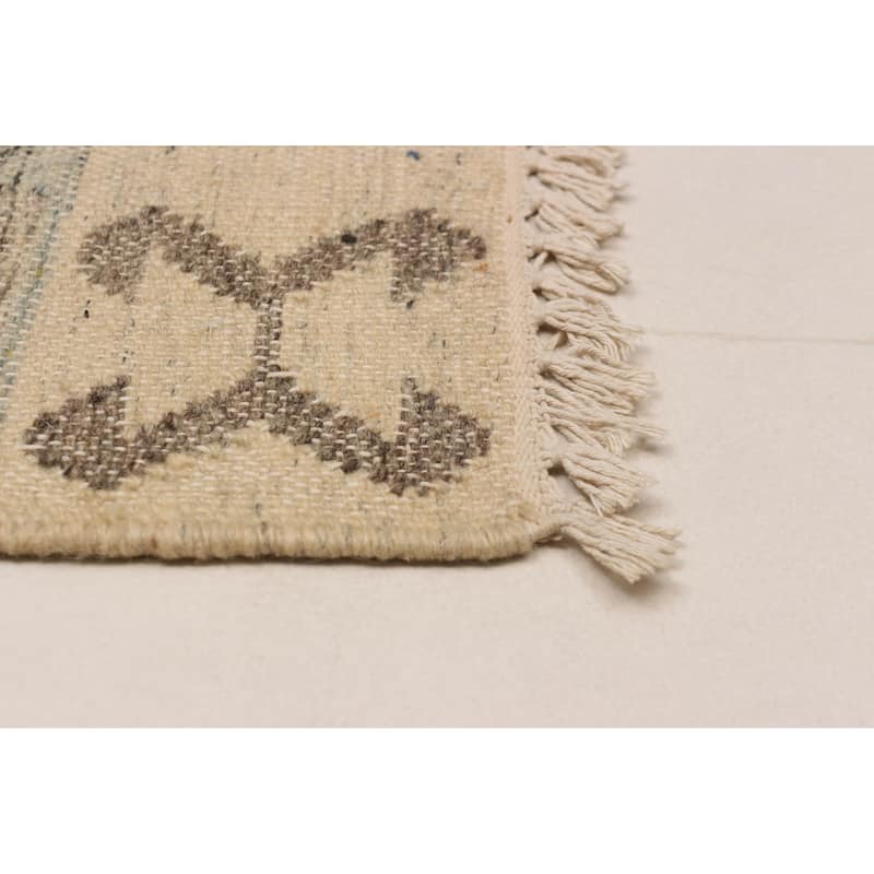 Ankara FW Cream Kilim 5'2" x 8'0" - 5'2 x 8'0