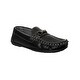 preview thumbnail 1 of 8, Josmo Boys' Loafer Boat Shoes Toddler Casual Dress Boat Shoe Loafers with Comfortable Moccasin Design 6 - Black Patent