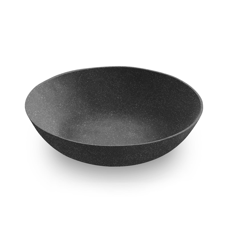 Abode Homewares Planta Low Bowl - Matte Black - 9" - Set of 6