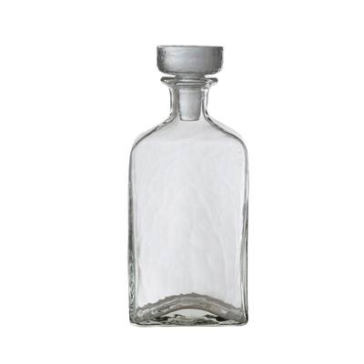 Glass Decanter - 2.5"L x 4.0"W x 9.5"H