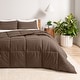 preview thumbnail 17 of 138, Bare Home Hypoallergenic Down Alternative Comforter Set Full - Cocoa