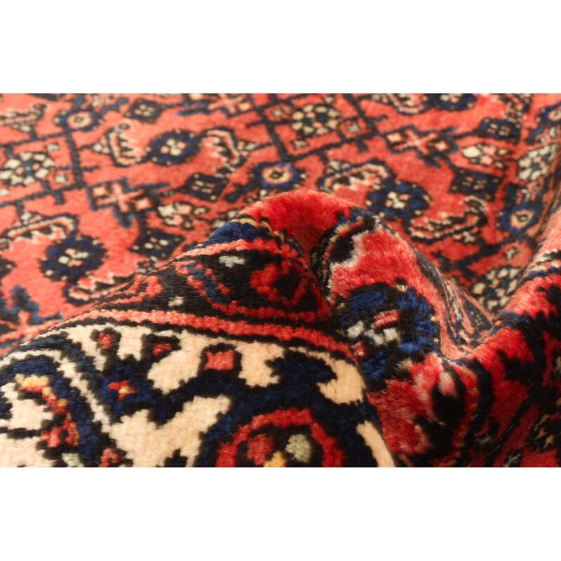 ECARPETGALLERY Hand-knotted Andelz Red Wool Rug - 2'8 x 6'8