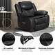 preview thumbnail 9 of 27, Wide Seat Durable Leather Massage and Heat Recliner