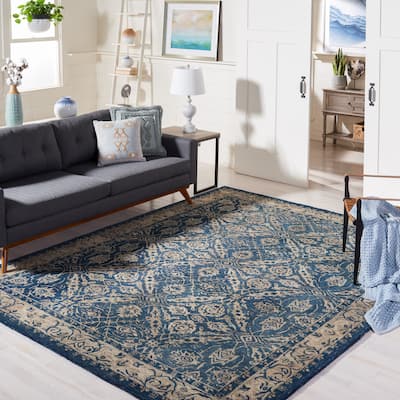 SAFAVIEH Handmade Anatolia Doro Traditional Oriental Hand-spun Wool Rug