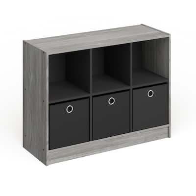 Porch & Den Szold Basic Storage Bookcase with Bins
