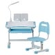 preview thumbnail 22 of 23, Kids Chair and Desk Set Table with Adjustable Height and Steel Frame Suitable for Any Room - 27.56 x 20.08 x (20.87 - 27.95) in