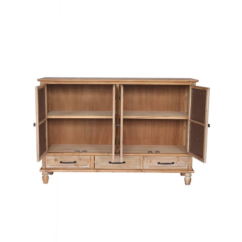4 Doord 3 Drawers Sideboard Cabinet