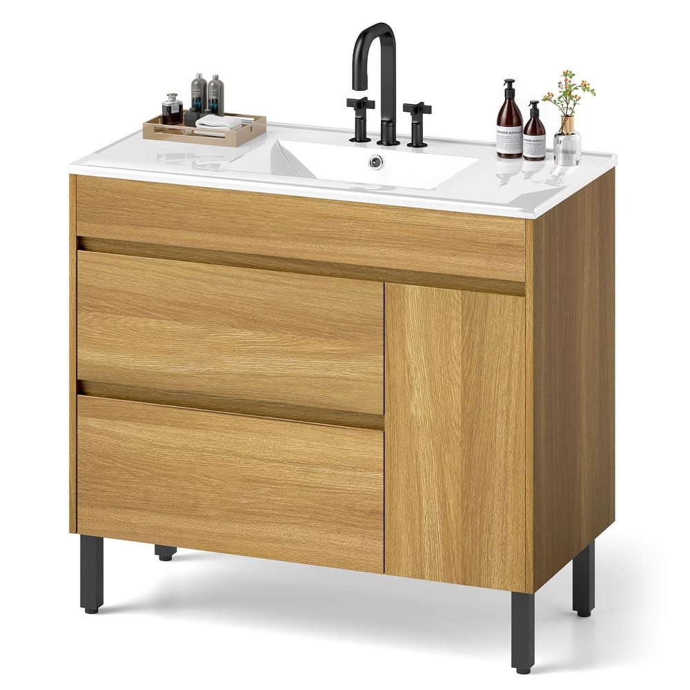 Moasis Bathroom Vanity with Sink Combo Bathroom Cabinet