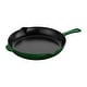 preview thumbnail 1 of 9, STAUB Cast Iron 12-inch Fry Pan Basil