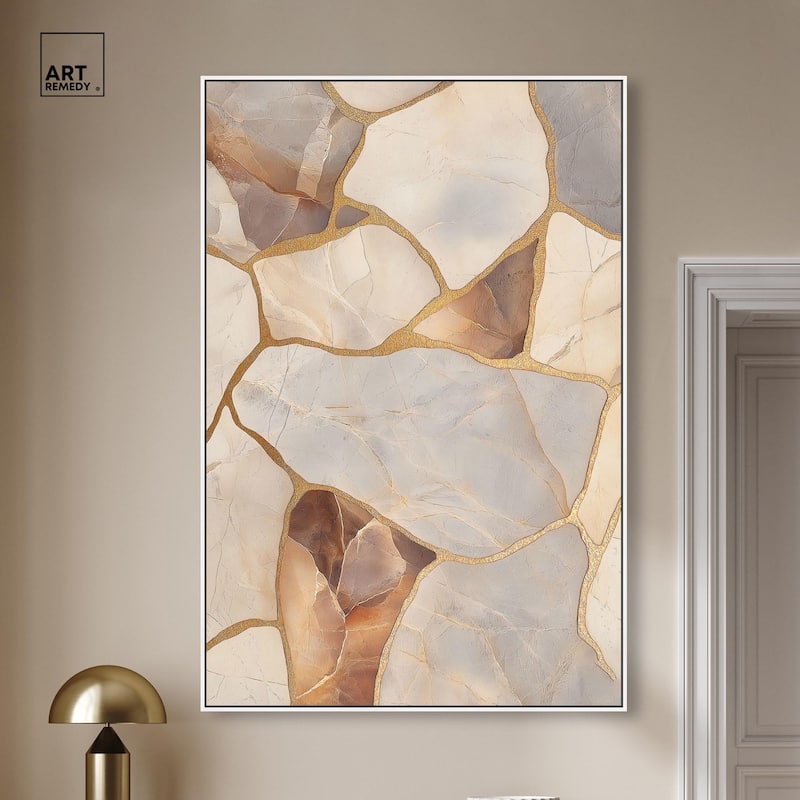 Textured Earthy Tones II Canvas by Art Remedy