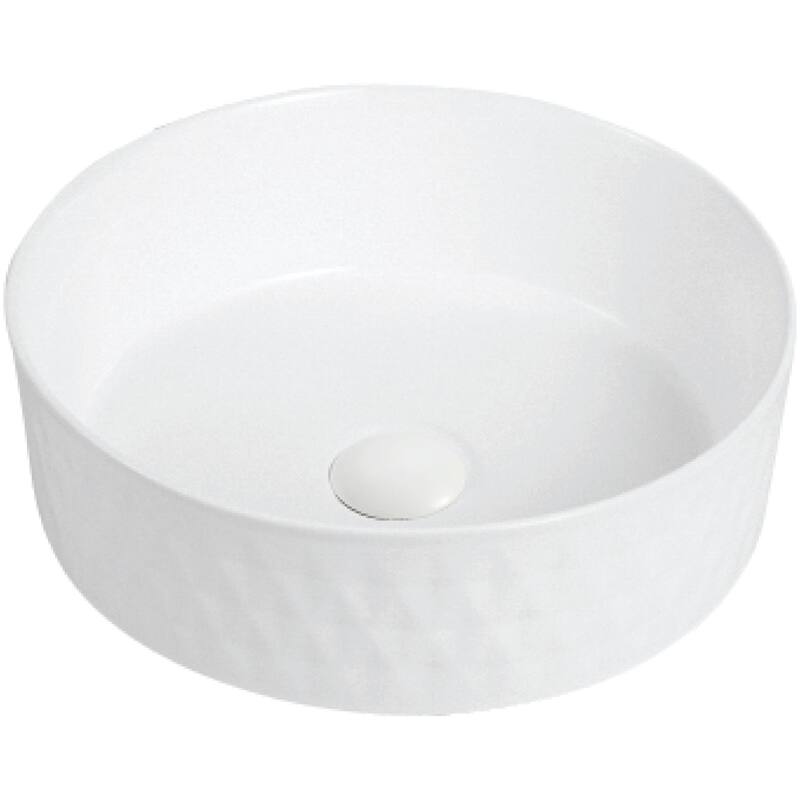 Karran USA VC-424 Valera 14-1/4" Circular Vitreous China Vessel - White