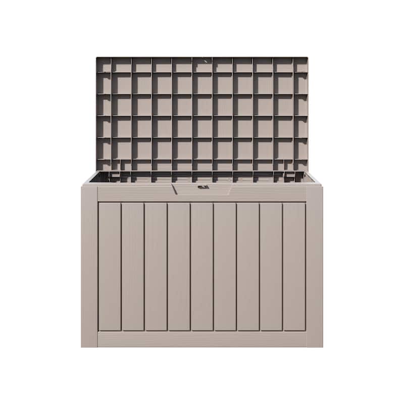 45 Gal. Resin Outdoor Patio Storage Deck Box