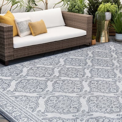 Vision French Country Floral Indoor/Outdoor Area Rug