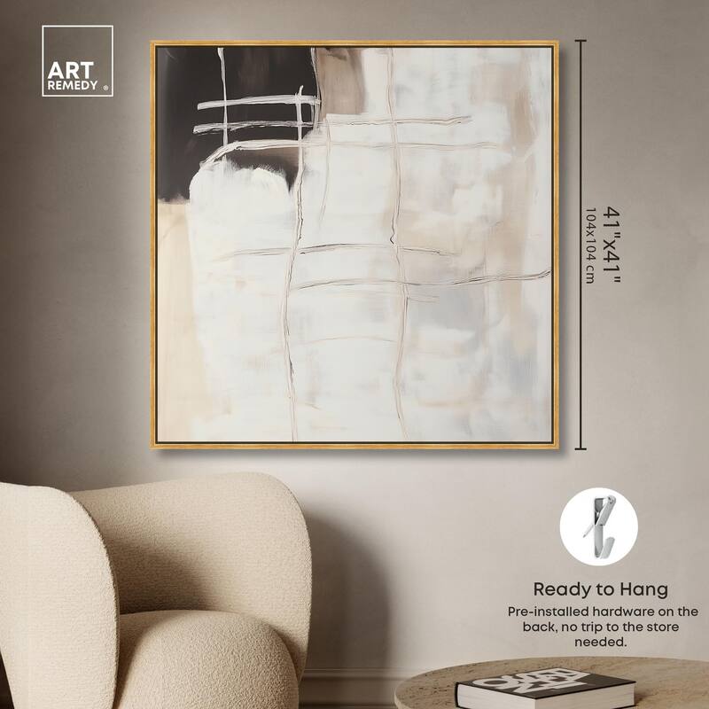 Gestural Glyphs II Canvas by Art Remedy