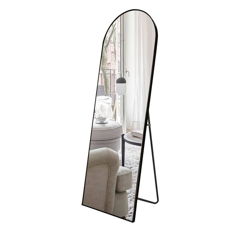Aluminum Metal Frame Full-Length Floor Mirror