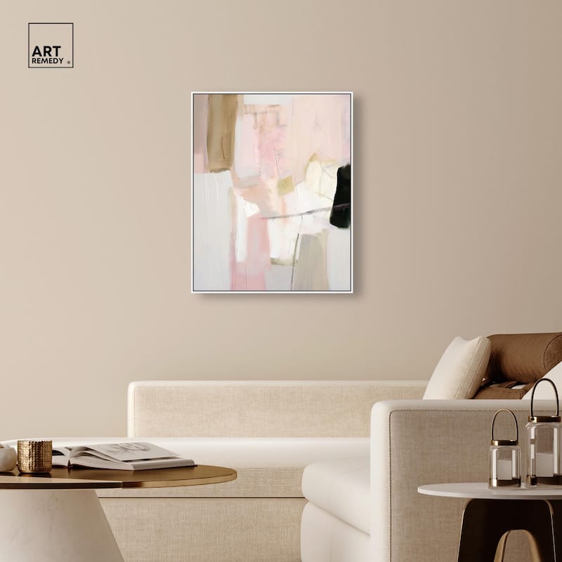 Pistachio Pink II Canvas by Art Remedy