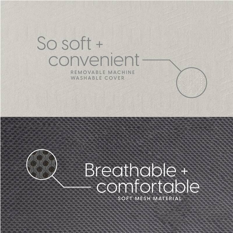 Milliard 4" Tri Folding Queen size Mattress with Ultra Soft Removable Cover