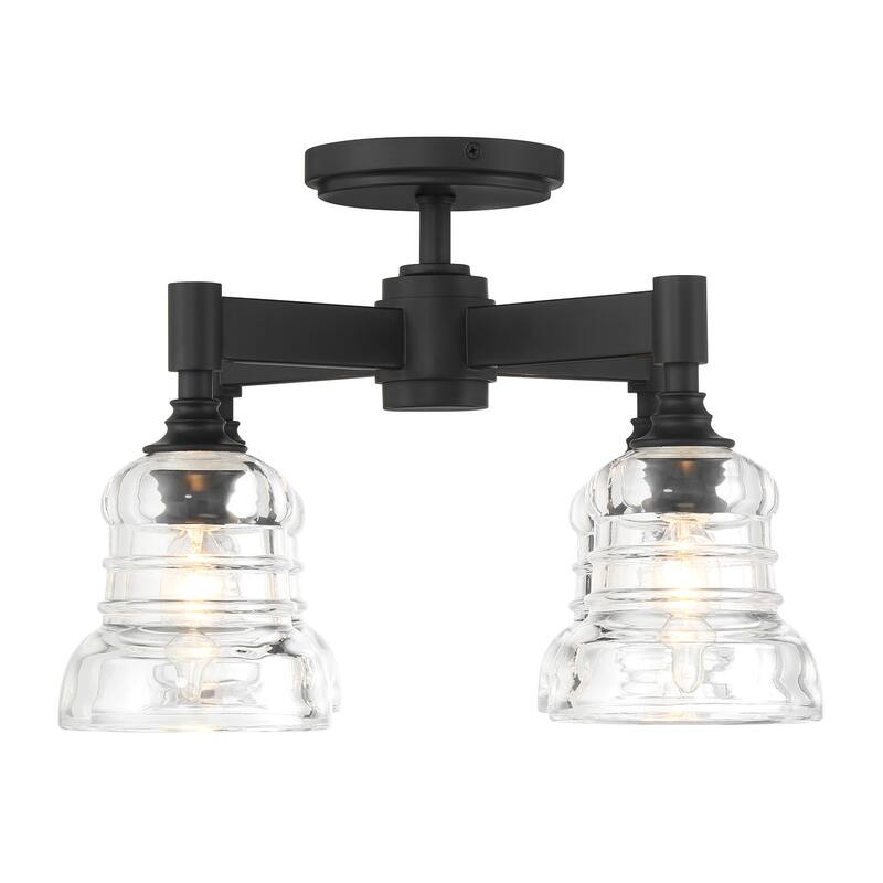 Crystorama Lighting Group GRG-1045 Gregory 4 Light 17" Wide Semi-Flush