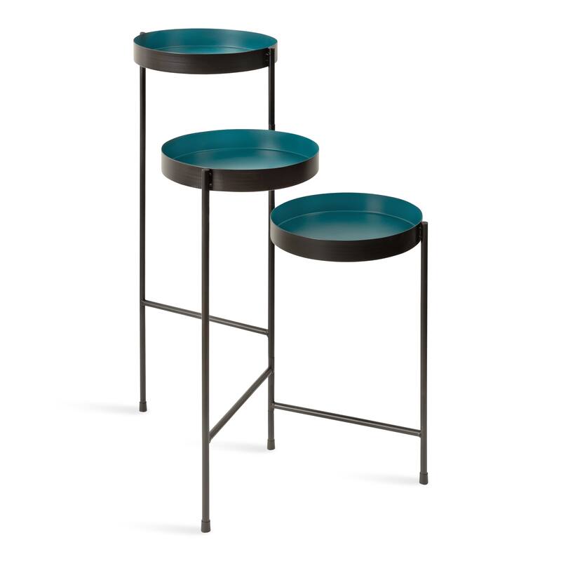 Kate and Laurel Finn Metal 3-tier Modern Plant Stand - 16x21x30